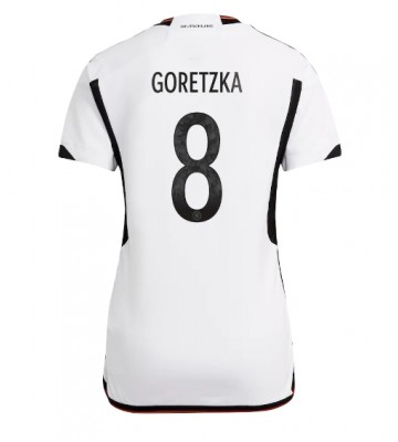 Lacne Ženy Futbalové dres Nemecko Leon Goretzka #8 MS 2022 Krátky Rukáv - Domáci